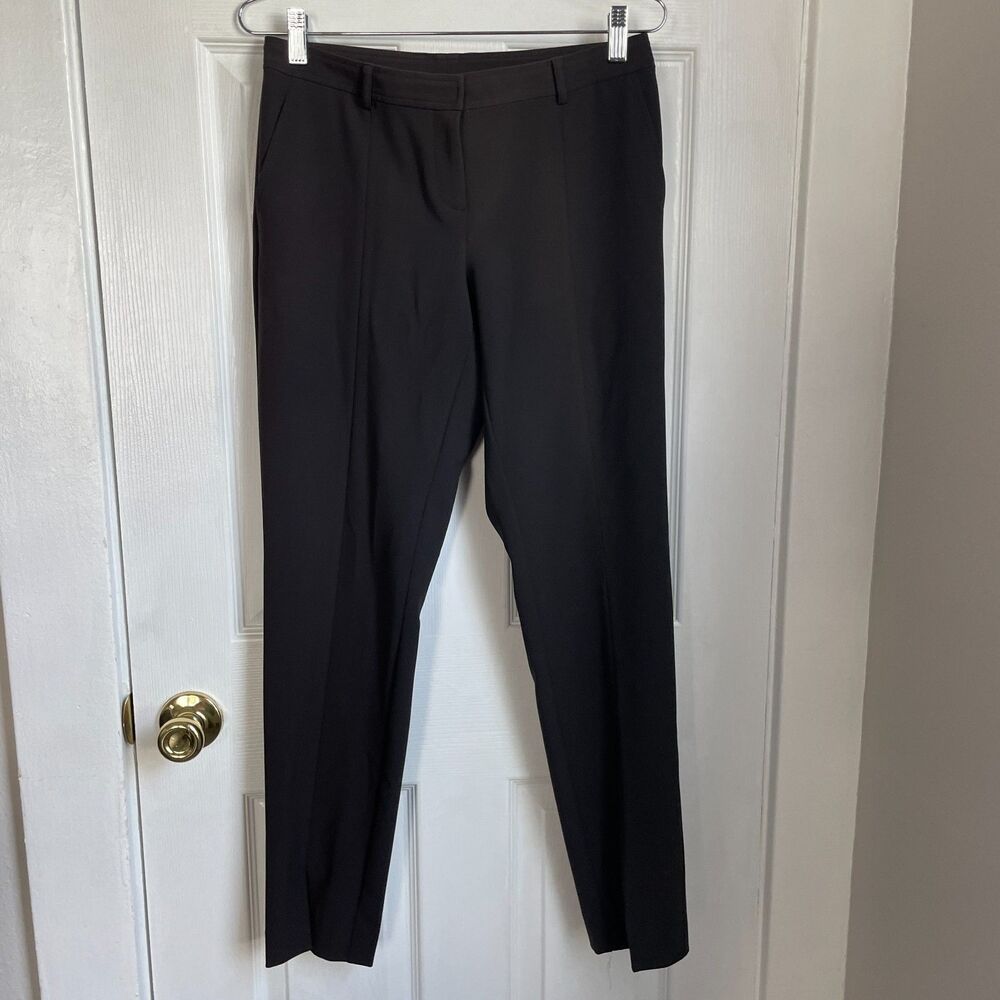 St. John brown split hem trousers pants office career work professional